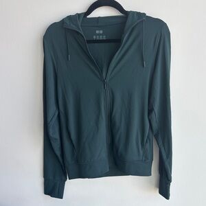 Uniqlo Green Hooded Zip Jacket